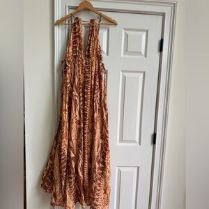 Cult Gaia Linen Maxi Dress